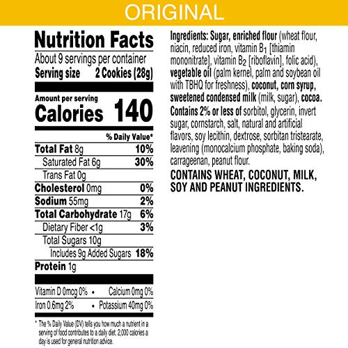 Keebler Coconut Dreams Cookies, Caramel And Coconut, 8.5 Ounce T Keebler Coconut Dreams Cookies, Caramel And Coconut, 8.5 Ounce T