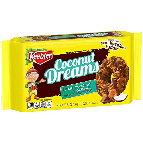 Keebler Coconut Dreams Cookies, Caramel And Coconut, 8.5 Ounce T Keebler Coconut Dreams Cookies, Caramel And Coconut, 8.5 Ounce T