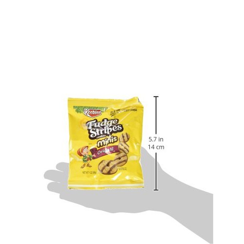 Keebler Fudge Stripes Cookies Minis, Original, 12 Oz 12 Count