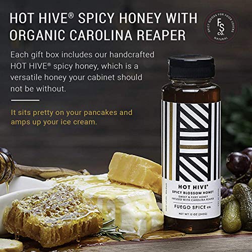 Fuego Spice Co. Spicy Honey And Hot Sauce Gift Set | Carolina Re