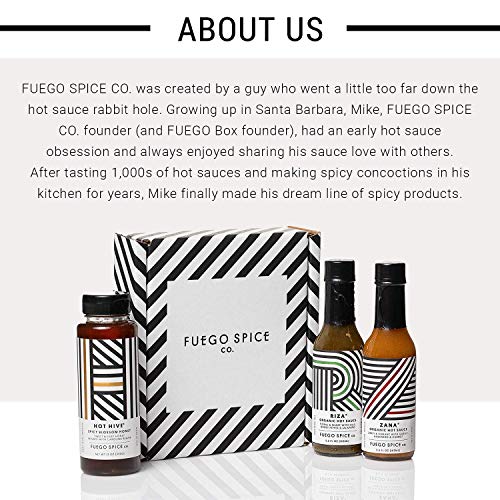 Fuego Spice Co. Spicy Honey And Hot Sauce Gift Set | Carolina Re