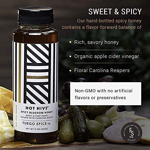 Hot Hive Spicy Honey | Worlds #1 Carolina Reaper Hot Honey By F