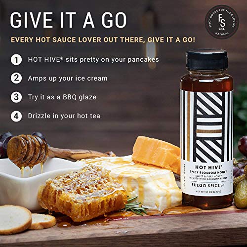 Hot Hive Spicy Honey | Worlds #1 Carolina Reaper Hot Honey By F