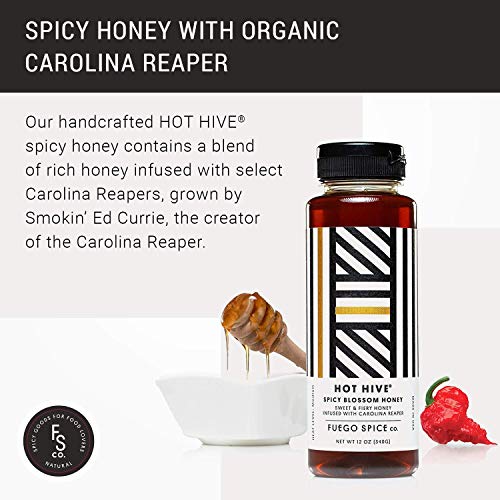Hot Hive Spicy Honey | Worlds #1 Carolina Reaper Hot Honey By F