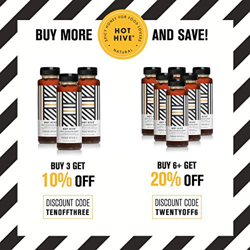 Hot Hive Spicy Honey | Worlds #1 Carolina Reaper Hot Honey By F