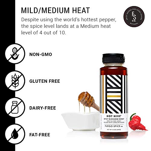 Hot Hive Spicy Honey | Worlds #1 Carolina Reaper Hot Honey By F