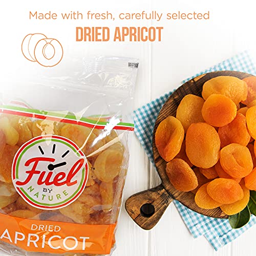 2 Lb. Bag Of Dried Apricots By Fuel By Nature, Healthy Snack On