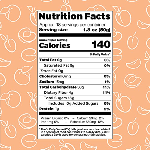 2 Lb. Bag Of Dried Apricots By Fuel By Nature, Healthy Snack On