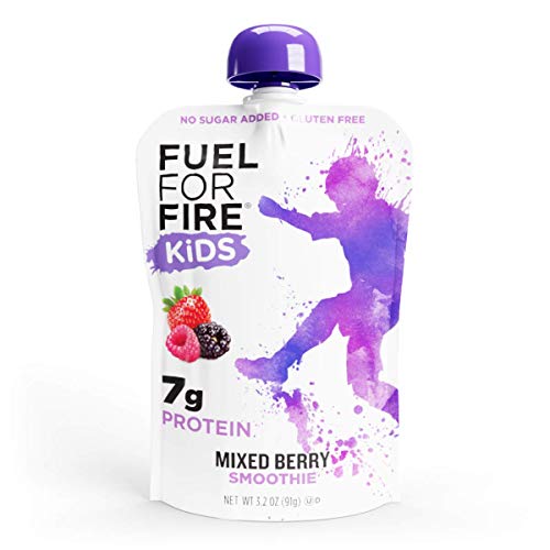 Fuel For Fire Kids! Mixed Berry 12 Pack Real Fruit &Amp; Protein S