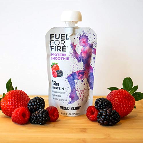 Fuel For Fire - Mixed Berry 12 Pack Fruit &Amp; Protein Smoothie S