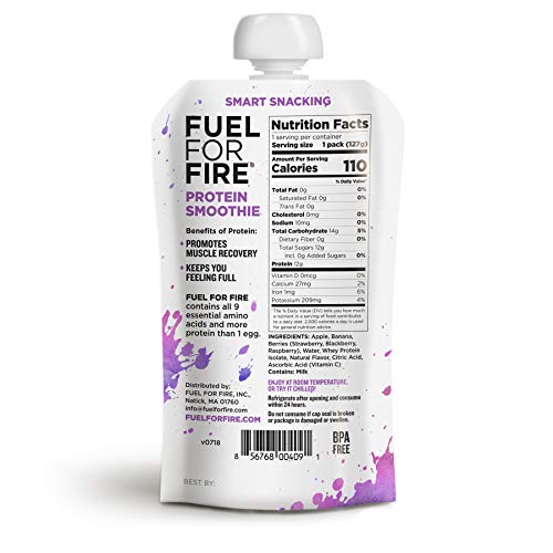 Fuel For Fire - Mixed Berry 12 Pack Fruit &Amp; Protein Smoothie S