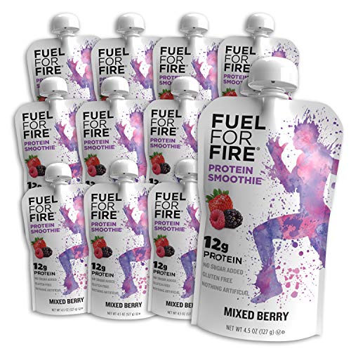 Fuel For Fire - Mixed Berry 12 Pack Fruit &Amp; Protein Smoothie S