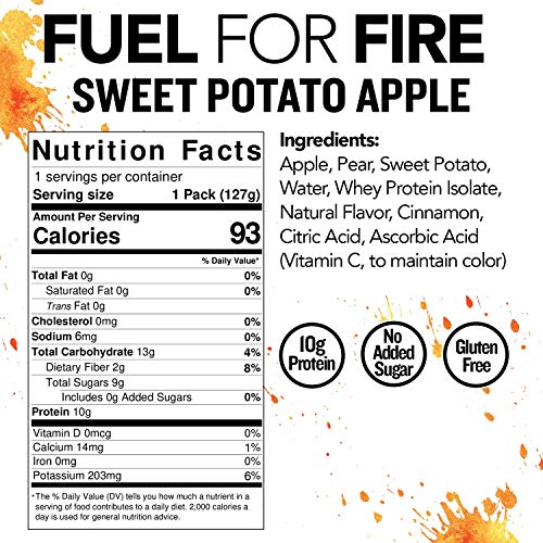Fuel For Fire - Sweet Potato Apple 24 Pack Fruit &Amp; Protein Smo
