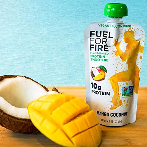 Fuel For Fire Vegan - Mango Coconut Smoothies 24 Pack Ready-To
