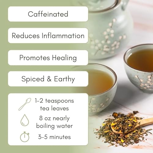 Organic Anti-Inflammatory Loose Leaf Tea - 2 oz Bag Approx. 30 ...