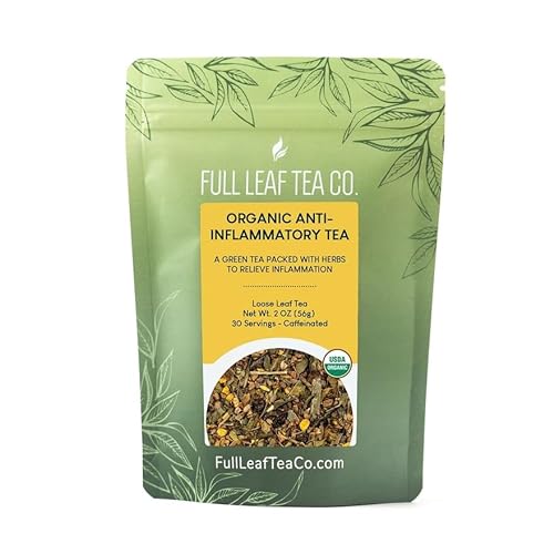 Organic Anti-Inflammatory Loose Leaf Tea - 2 oz Bag Approx. 30 ...