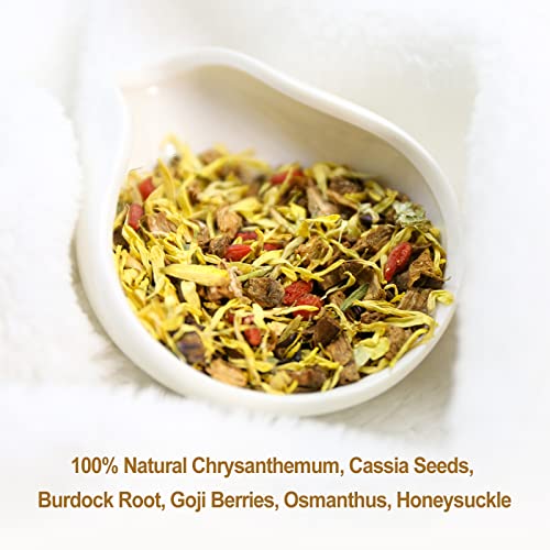 FullChea - Chrysanthemum Cassia Seed Tea, 30 Teabags, 5g/bag - B...
