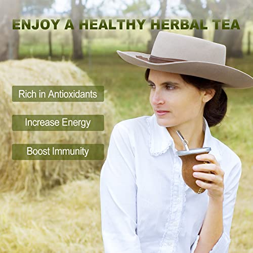 FullChea - Yerba Mate Tea Bag, 40 Teabags, 3g/bag - Unsmoked, Cu...