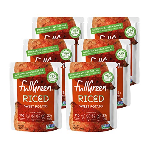 New: Fullgreen, Riced Sweet Potato - 99.9% Sweet Potato, 60% Les