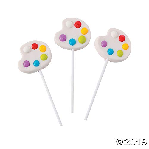 Fun Express - Little Artist Frosted Sucker For Birthday - Edible