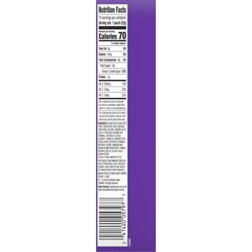 Funables Fruit Snacks, Barbie Shaped Fruit Flavored Snacks, Pack...