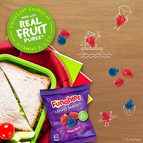 Funables Fruit Snacks, Mixed Berry, 22ct
