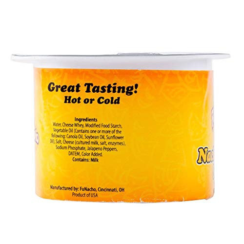 Funacho Nacho Cheese Single Serve Cups 48 Count/3.5 Oz Each