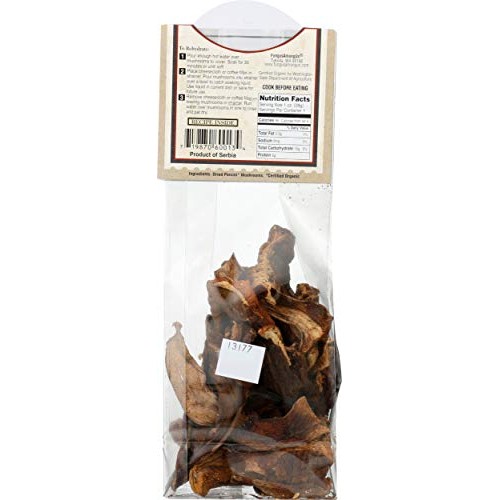 FungusAmongUs Dried Mushrooms, Organic Porcini, 1 Ounce Unit