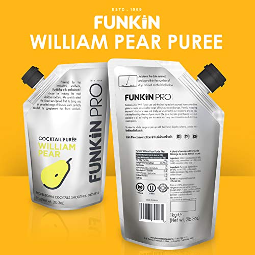 Funkin William Pear Puree | 100% Real Fresh Fruit Juice For Cock