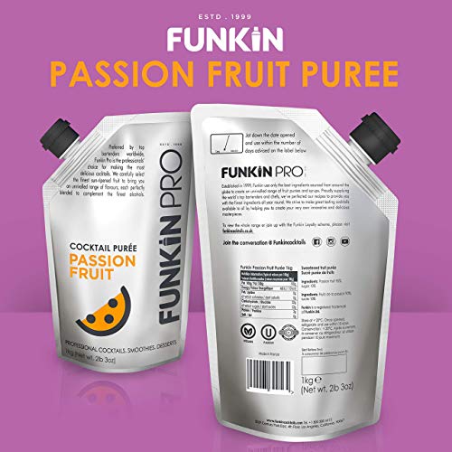 Funkin Passion Fruit Puree | Real Fruit, Two Ingredient, Natural
