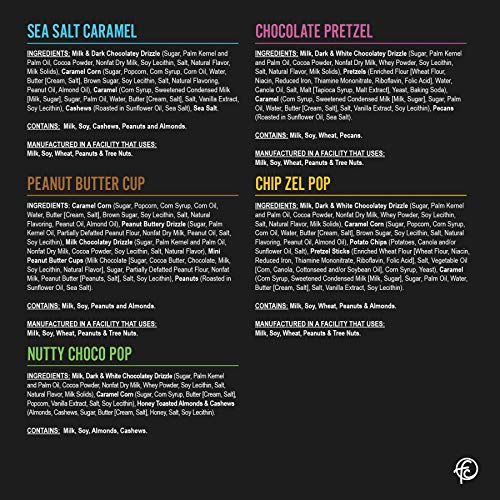 Funky Chunky Gourmet Popcorn Sampler Variety Pack With All 5 Fla