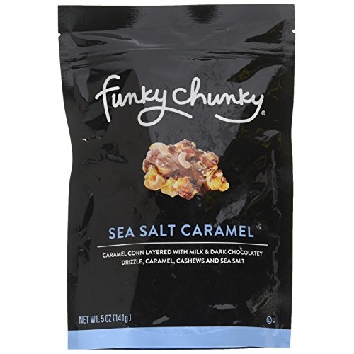 Funky Chunky Sea Salt Caramel Popcorn - Large Bag, 5 Ounces
