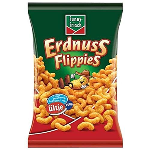 Funny- Frisch Flippies Classic Erdnussflips Peanut Puffs Bag 250G
