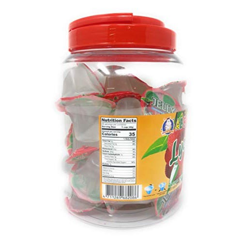 Funny Hippo Abc Fruitery Jelly Natural Fruit Bites - Lychee 49.4