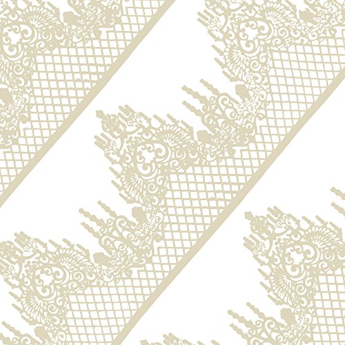 Funshowcase Large Pre-Made Ready To Use Edible Cake Lace Lattice