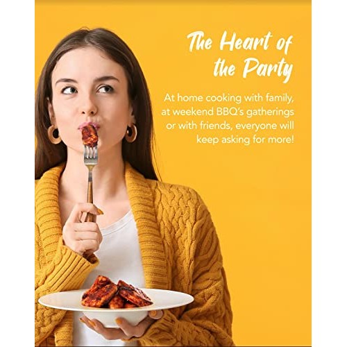 Funtable Korean Chicken Sauce - Sweet &Amp; Spicy Red Sticky Sauce,