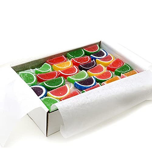 Funtasty Assorted Fruit Jelly Slices Candy, Vegan-Friendly, Glut...