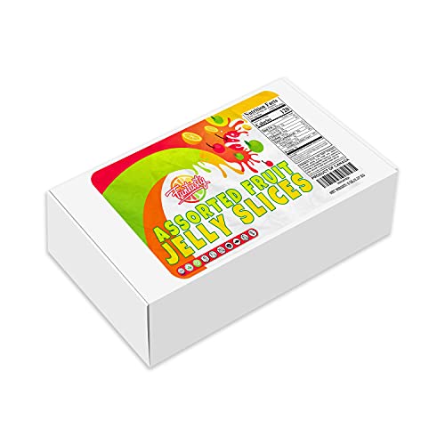 Funtasty Assorted Fruit Jelly Slices Candy, Vegan-Friendly, Glut...
