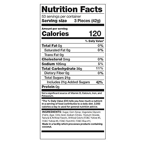 Funtasty Assorted Fruit Jelly Slices Candy, Vegan-Friendly, Glut...