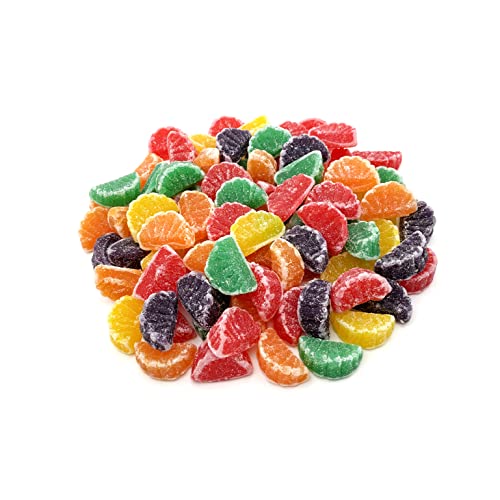 Funtasty Assorted Fruit Jelly Slices Wedges Candy, Unwrapped, Su...