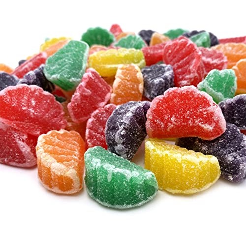 Funtasty Assorted Fruit Jelly Slices Wedges Candy, Unwrapped, Su...