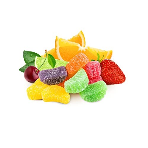 Funtasty Assorted Fruit Jelly Slices Wedges Candy, Unwrapped, Su...