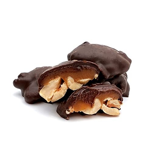 Funtasty Dark Chocolate Caramel Nut Clusters, Bulk Candy, 15 Oun