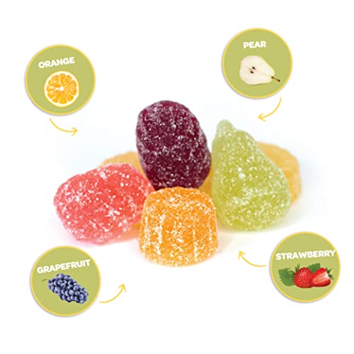 Funtasty Fida Assorted Fruit Jelly Candy, Unwrapped, Vegan, Bulk...
