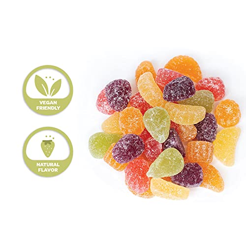 Funtasty Fida Assorted Fruit Jelly Candy, Unwrapped, Vegan, Bulk...