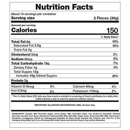 Funtasty Milk Chocolate Caramel Nut Clusters, Bulk Candy, 15 Oun