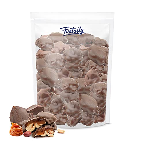 Funtasty Milk Chocolate Caramel Nut Clusters, Bulk Candy, 15 Oun