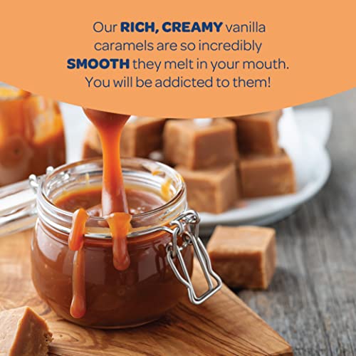 Funtasty Vanilla Caramel Squares Candy, Bulk Pack 2 Pounds