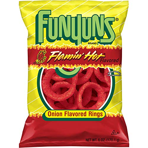 Funyuns Flamin Hot Onion Flavored Rings, 6 Oz