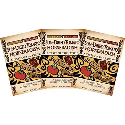 Fusion Flavors Dip Seasoning Mixes Sun-Dried Tomato Horseradish
